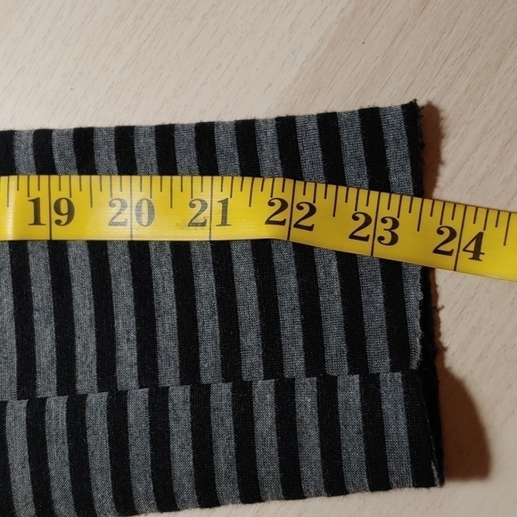 RINASCIMENTO Black and gray stripe one button blazer jacket - Picture 11 of 13